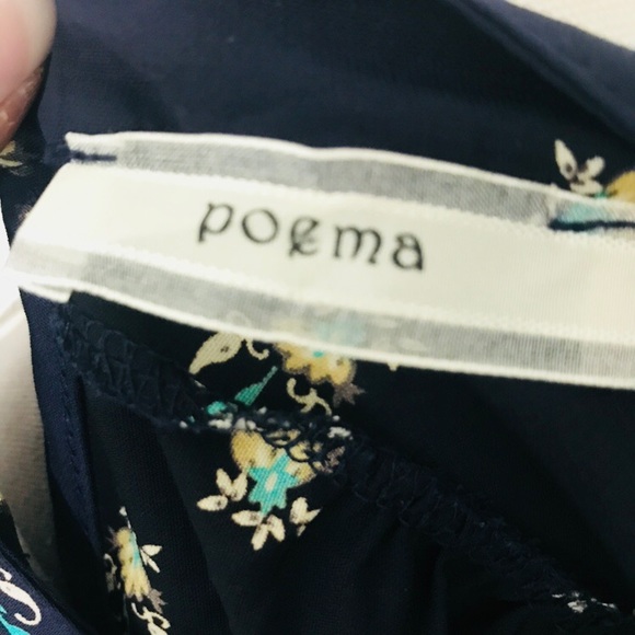 Poema for Anthropologie Floral Boho Tunic Dress S - Picture 6 of 8